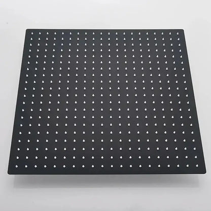 Luxury Matte Black Rainfall Shower Head 20 Inch