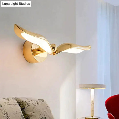 Luxury Seagull Wall Lamp for Bedroom Living Room