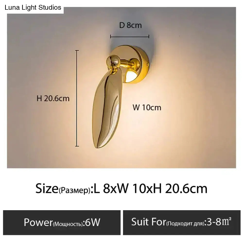 Luxury Seagull Wall Lamp for Bedroom Living Room