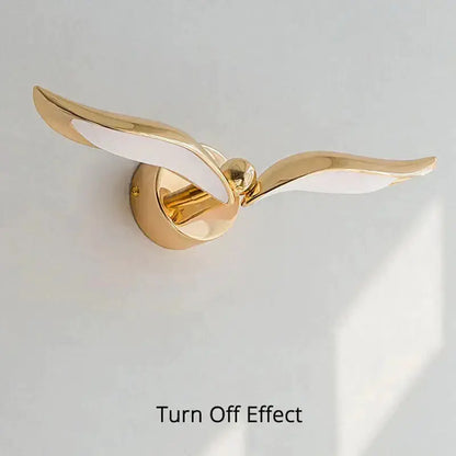 Luxury Seagull Wall Lamp for Bedroom Living Room