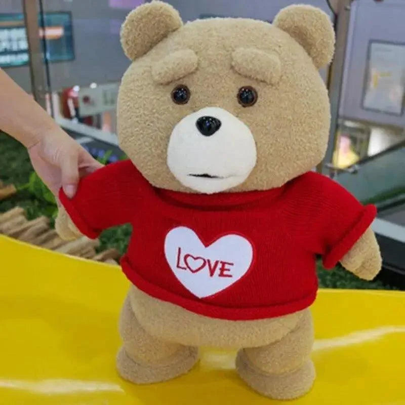 Cute Apron Teddy Bear Plush and Soft Pillow