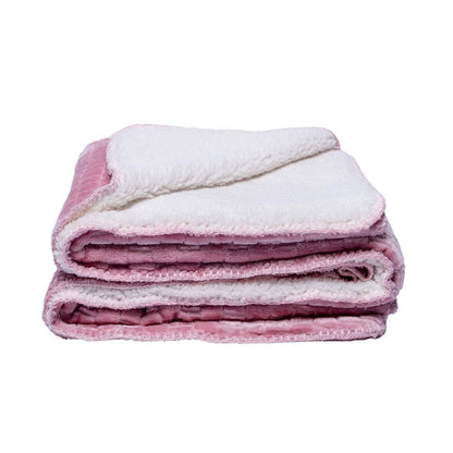 Couverture pour animaux de compagnie Family Textured Luxury Sherpa (50" x 60")