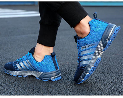 Sneakers Stevvex blue mesh breathable non-slip shock-absorbing outsole for running on Tampa Home & Garden Store