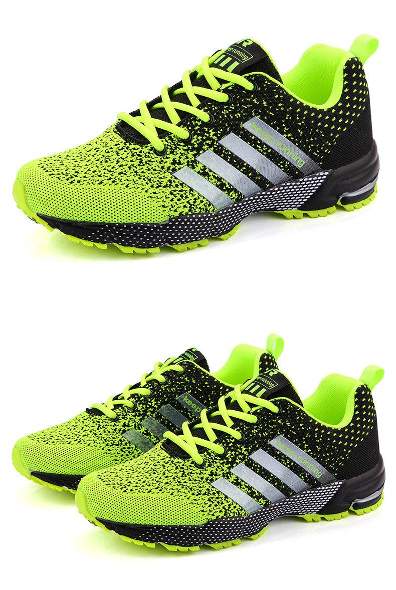 Men Sport Sneakers with Woven Breathable Mesh