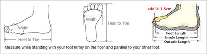 Stevvex slippers sizing diagram with three foot-measurement illustrations for ST85SH5785YSU on Tampa Home & Garden Store