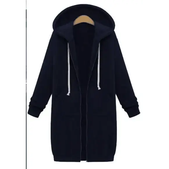 Women's Winter Hooded Jacket With Pockets