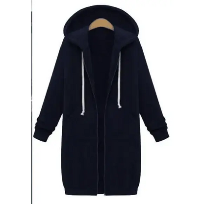Women's Winter Hooded Jacket With Pockets