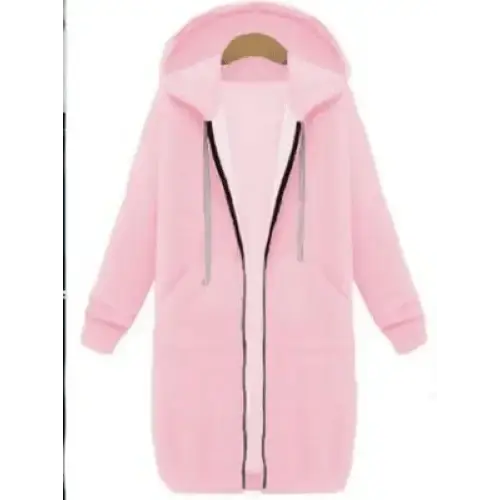 Women's Winter Hooded Jacket With Pockets
