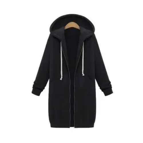 Women's Winter Hooded Jacket With Pockets