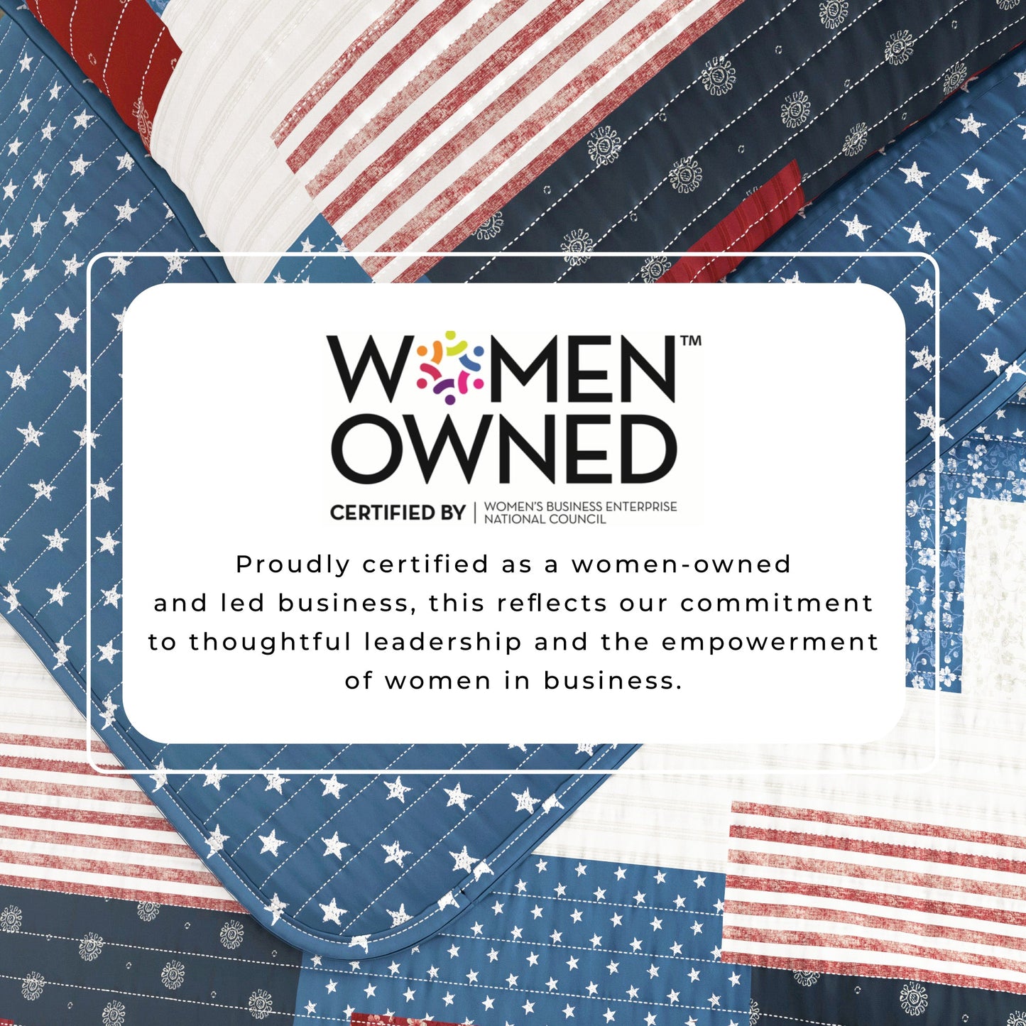 Soft Americana Patchwork Microfiber Quilt Set