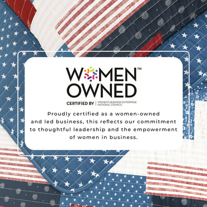 Soft Americana Patchwork Microfiber Quilt Set
