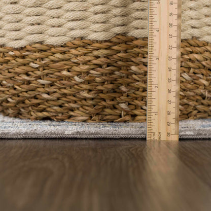 Cabacungan Gray & Blue Washable Area Rug Boutique Rugs on Tampa Home & Garden Store