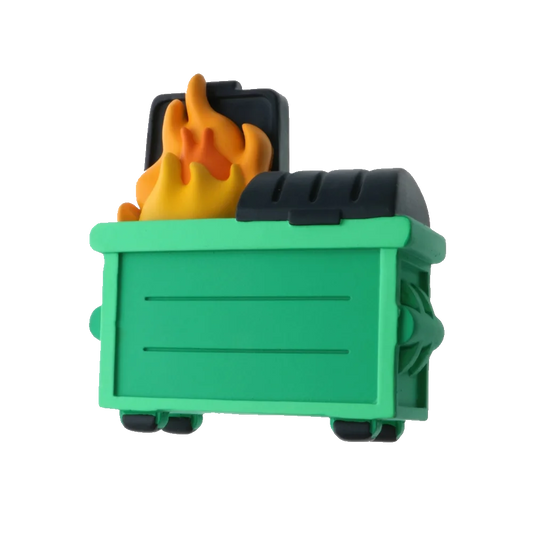 Dumpster Fire Ornament - Tampa Home & Garden Store