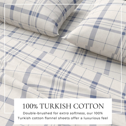 Turkish Cotton Flannel Sheet Set and Stripes