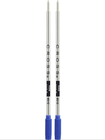 Ballpoint pen refill blue fine point dual pack CROSS metal barrels on Tampa Home & Garden Store