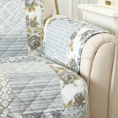 Reversible Floral Patchwork Furniture Cover