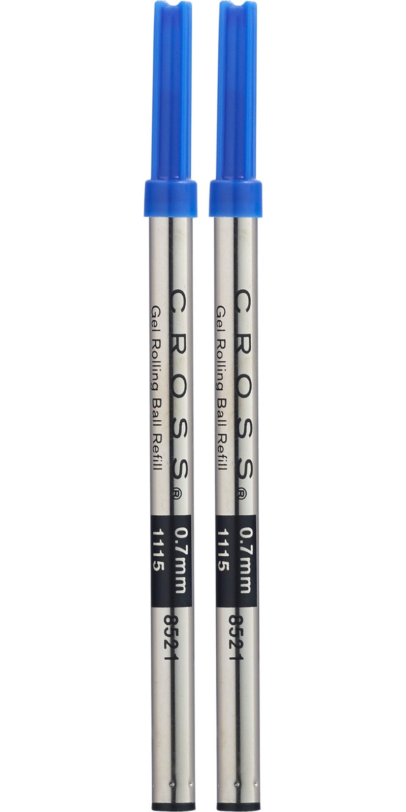 Selectip blue gel rollerball pen refills, 0.7mm, medium, dual pack by A.T. Cross on Tampa Home & Garden Store