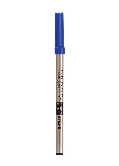 Cross Slim Ballpoint Refill blue cap, silver body, single pack on Tampa Home & Garden Store
