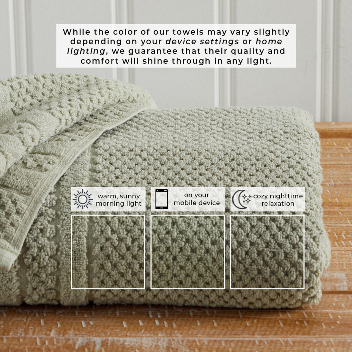 Premium Cotton Checkered Jacquard Towel for Bath