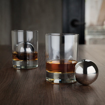 Large Stainless Steel Cocktail Sphere for Drinks