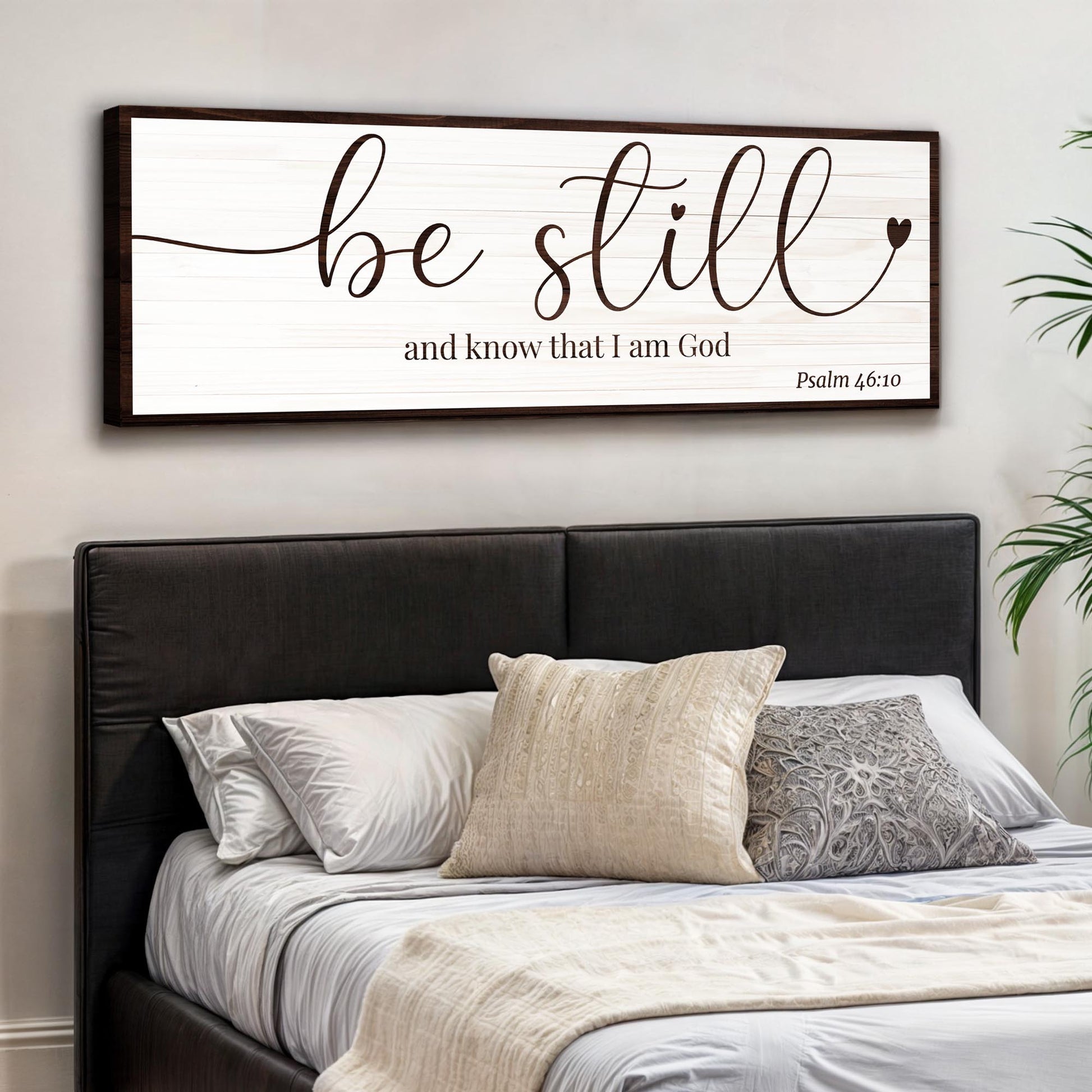 Canvas Be Still And Know That I Am God Faith Sign VII crafting canvas Tailored Canvases on Tampa Home & Garden Store