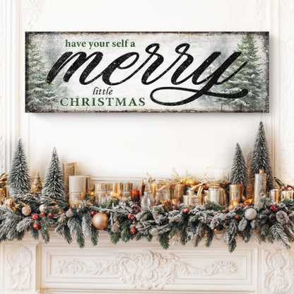 Have Merry Christmas Sign Ready For Hang USA