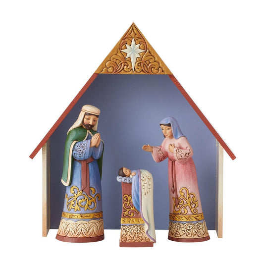 Heartwood Creek Nativity - 4 Piece Set - Tampa Home & Garden Store