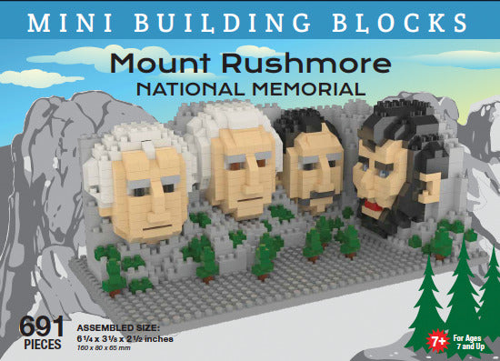 Minibloques de construcción - Monumento Nacional Monte Rushmore
