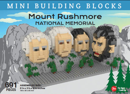 Minibloques de construcción - Monumento Nacional Monte Rushmore