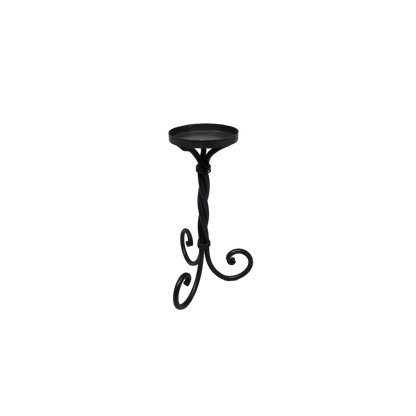 Scroll Pillar Candle Holders
