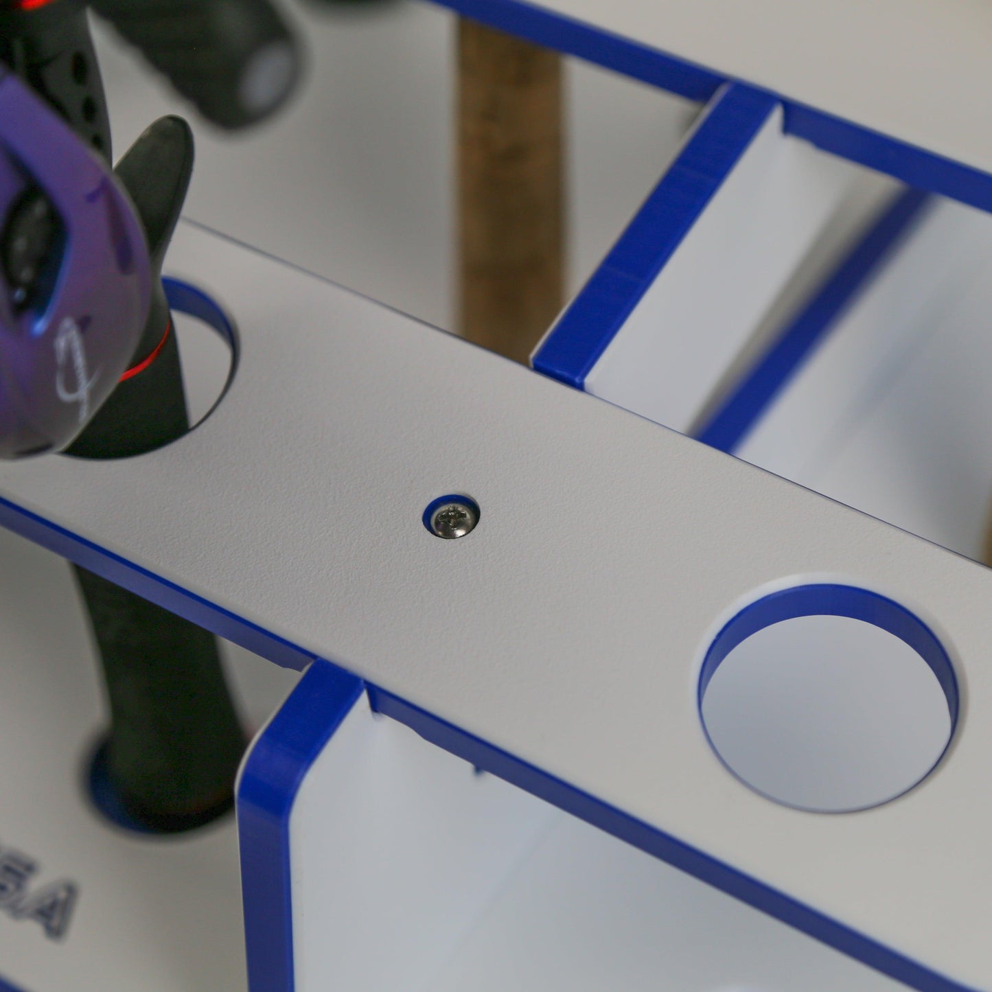 on Floor Fishing Rod Storage 12 Fishing Rod Stand | Garage, Dock, Boat