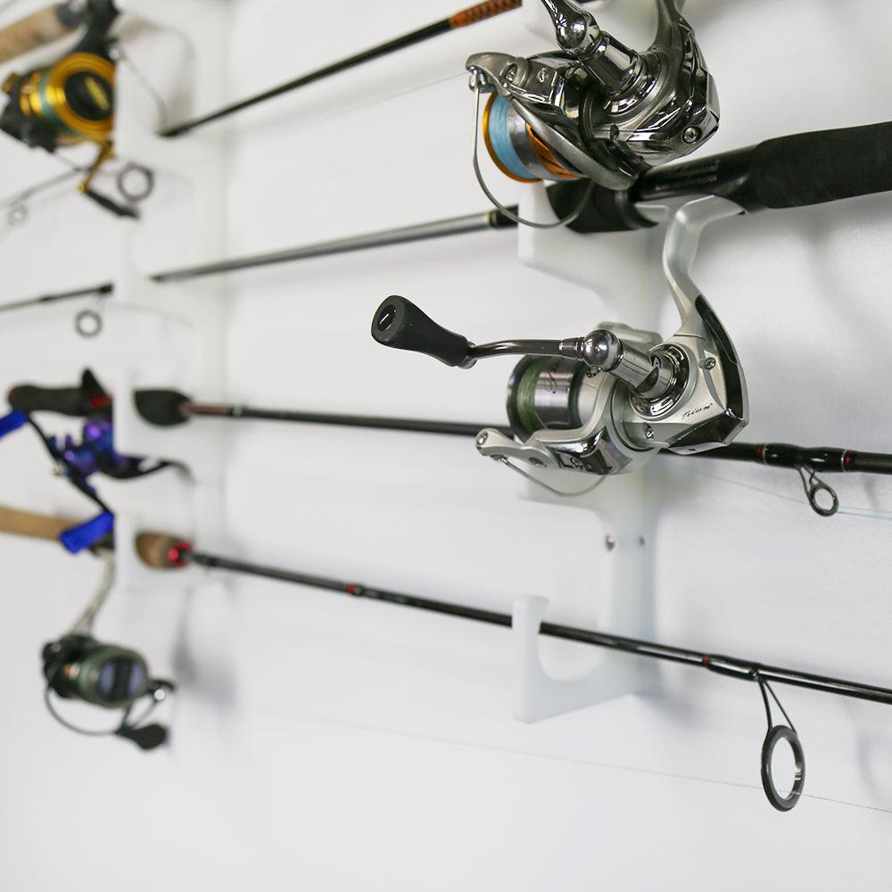 6+ Fishing Rod Rack Wall or Ceiling Mount Fishing Pole Racks