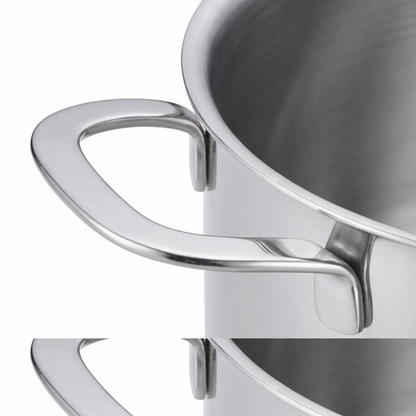 7 Quart 5 Ply Stainless Stock Pot and Lid Set