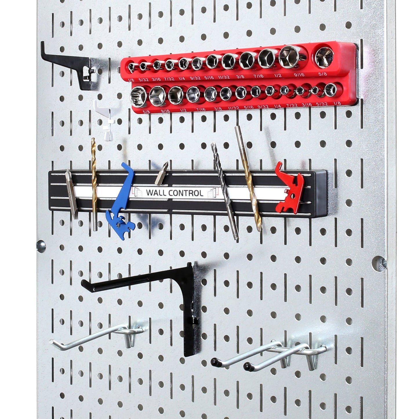 Metal Pegboard Tool Storage Wall Pack of Two