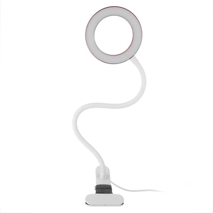 Nail beauty ring light clip lamp with flexible white gooseneck and USB power Stevvex on Tampa Home & Garden Store