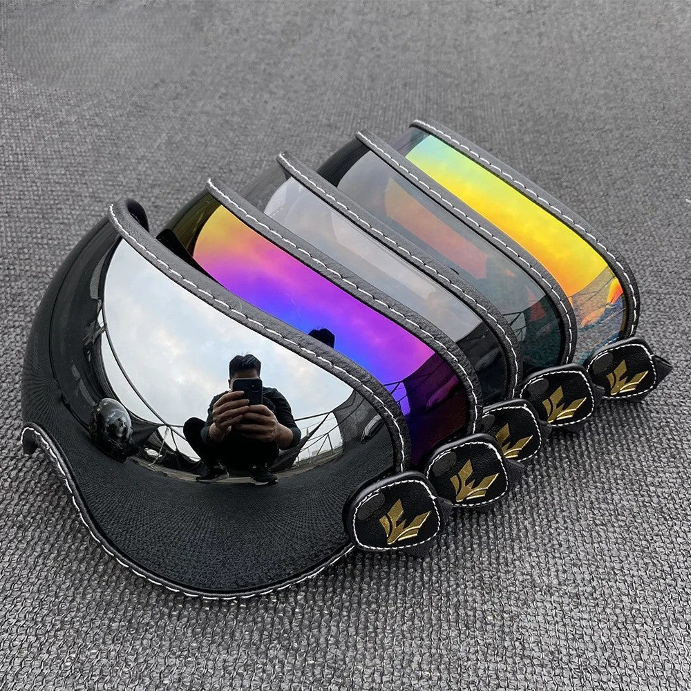 AeroShield Goggles by BikerZoneZ with six mirrored lenses in black frames UV wind protection on Tampa Home & Garden Store