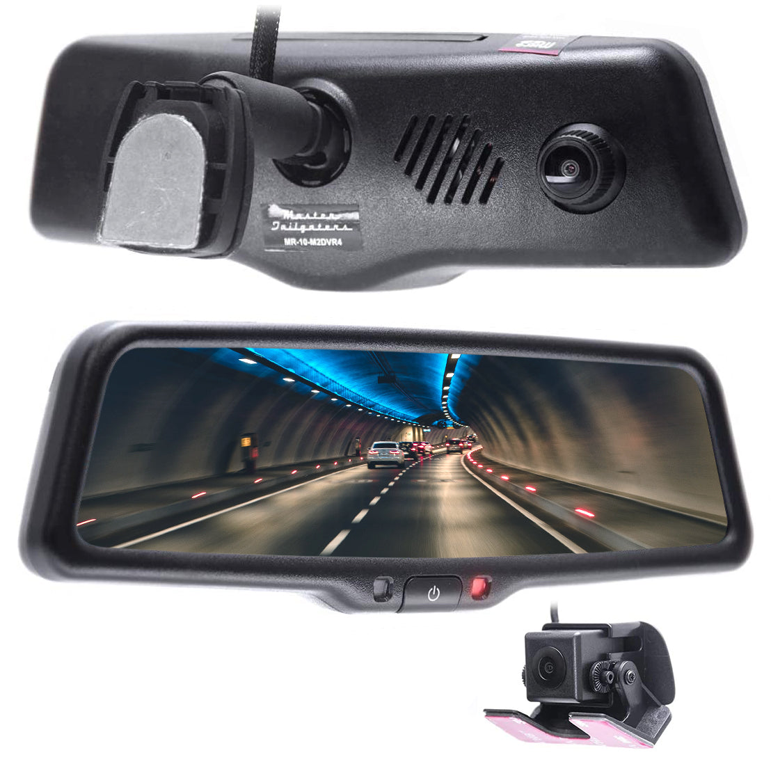 Master Tailgaters Rear View Mirror Dash Cam 1080p, WiFi, anti-glare; includes backup camera on Tampa Home & Garden Store