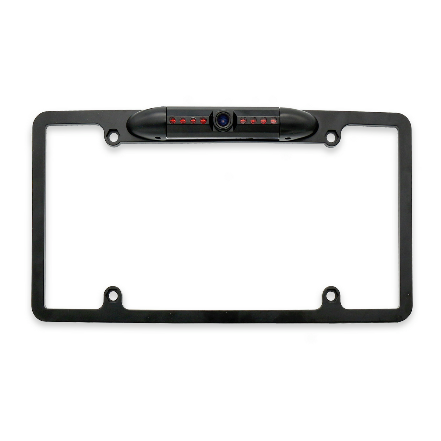 Master Tailgaters license plate frame with camera, 8 IR LEDs, 170° wide angle, waterproof metal on Tampa Home & Garden Store