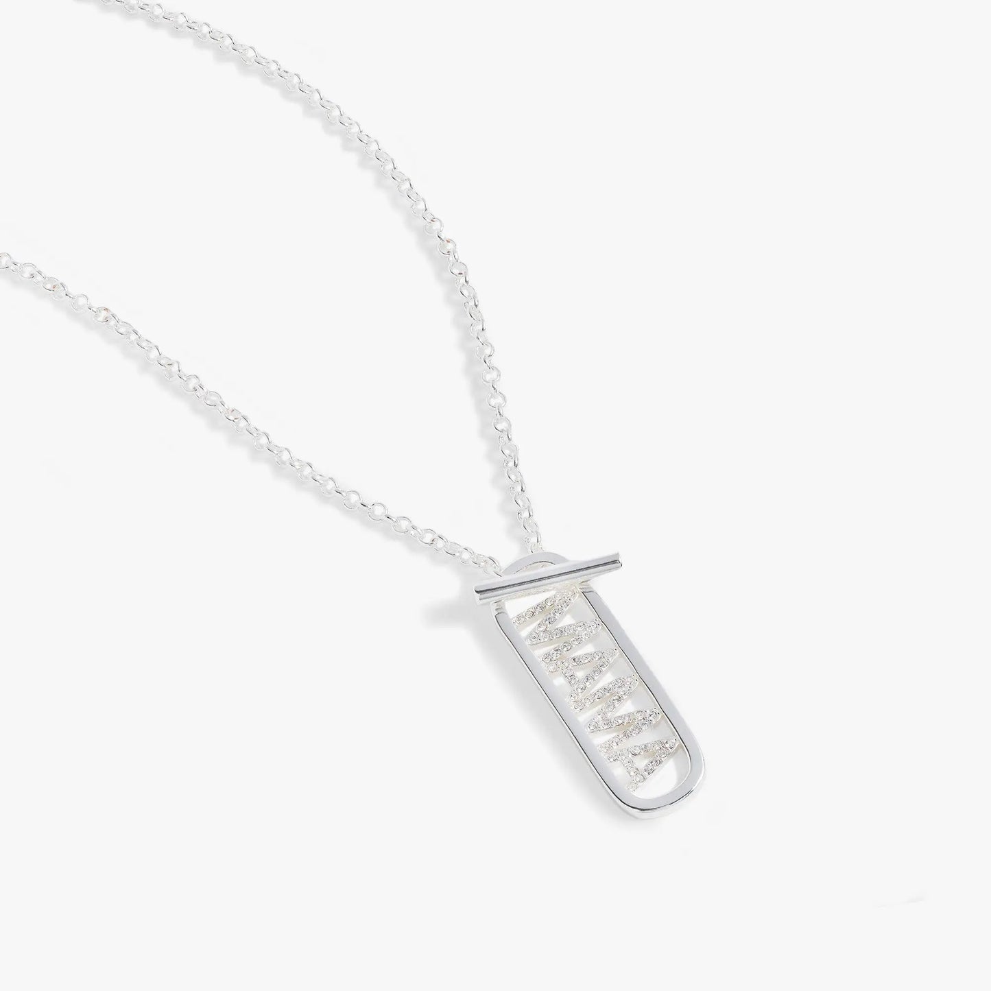 Mama Toggle Pendant Necklace for Double Wrap