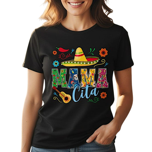 Mamacita Soft Cotton Fiesta Tee for Mom or Dad