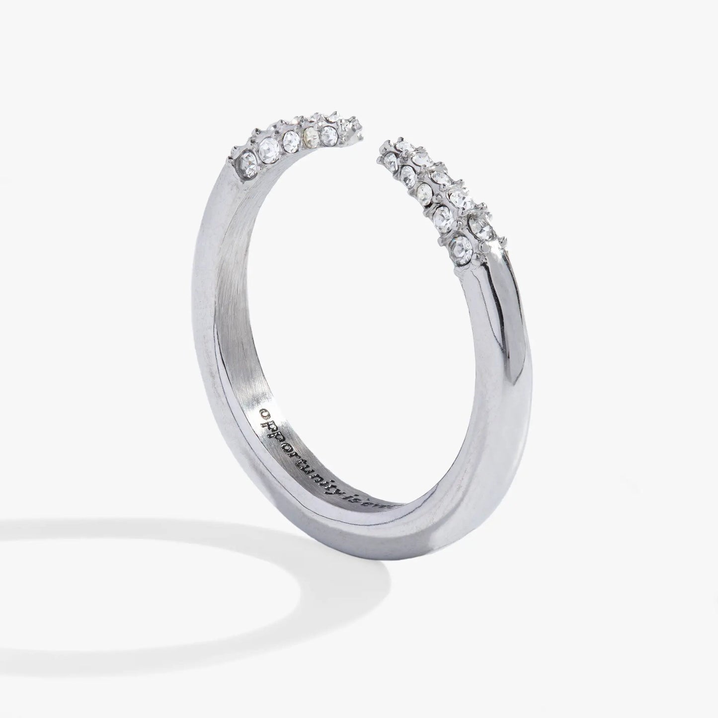 Opportunity Is Everywhere Open Tusk Ring