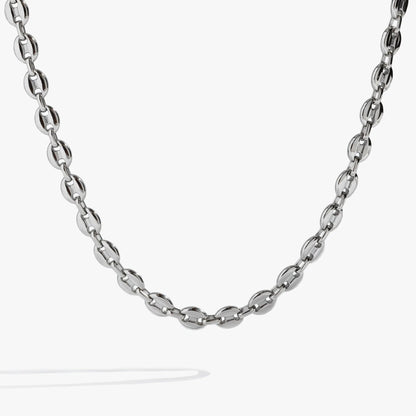 Mariner Necklace, ALEX AND ANI silver-tone chain with oval disk links on Tampa Home & Garden Store