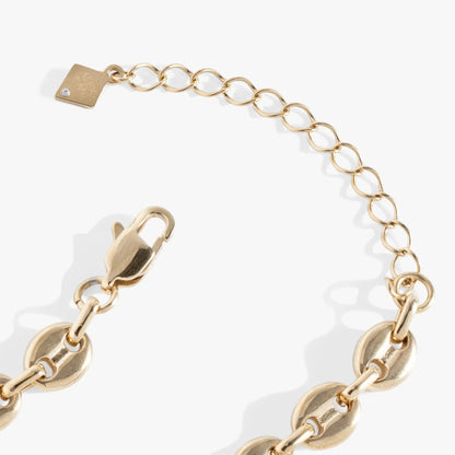Mariner Necklace gold-tone chain with square charm and a small gem by ALEX AND ANI on Tampa Home & Garden Store