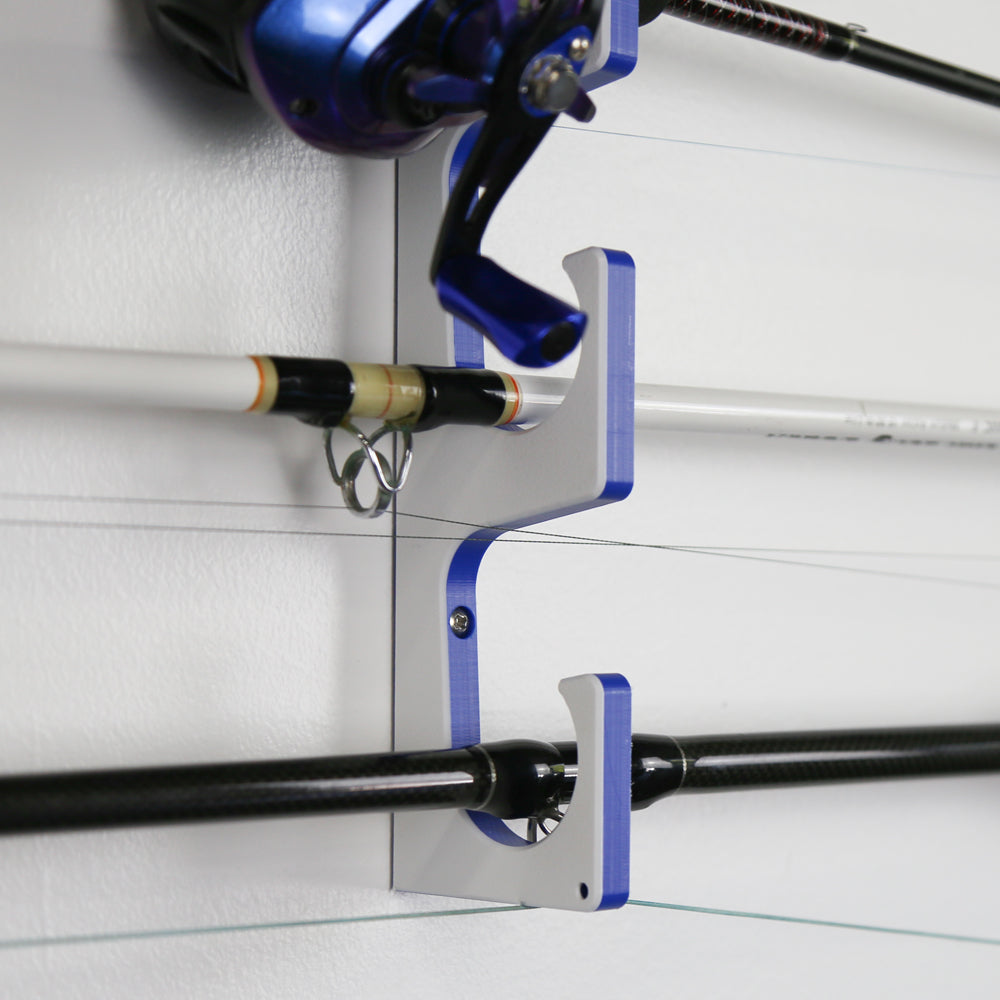 3, 4, 6+ Fishing Rod Racks Wall/Ceiling Mount Fishing Pole Storage Rack