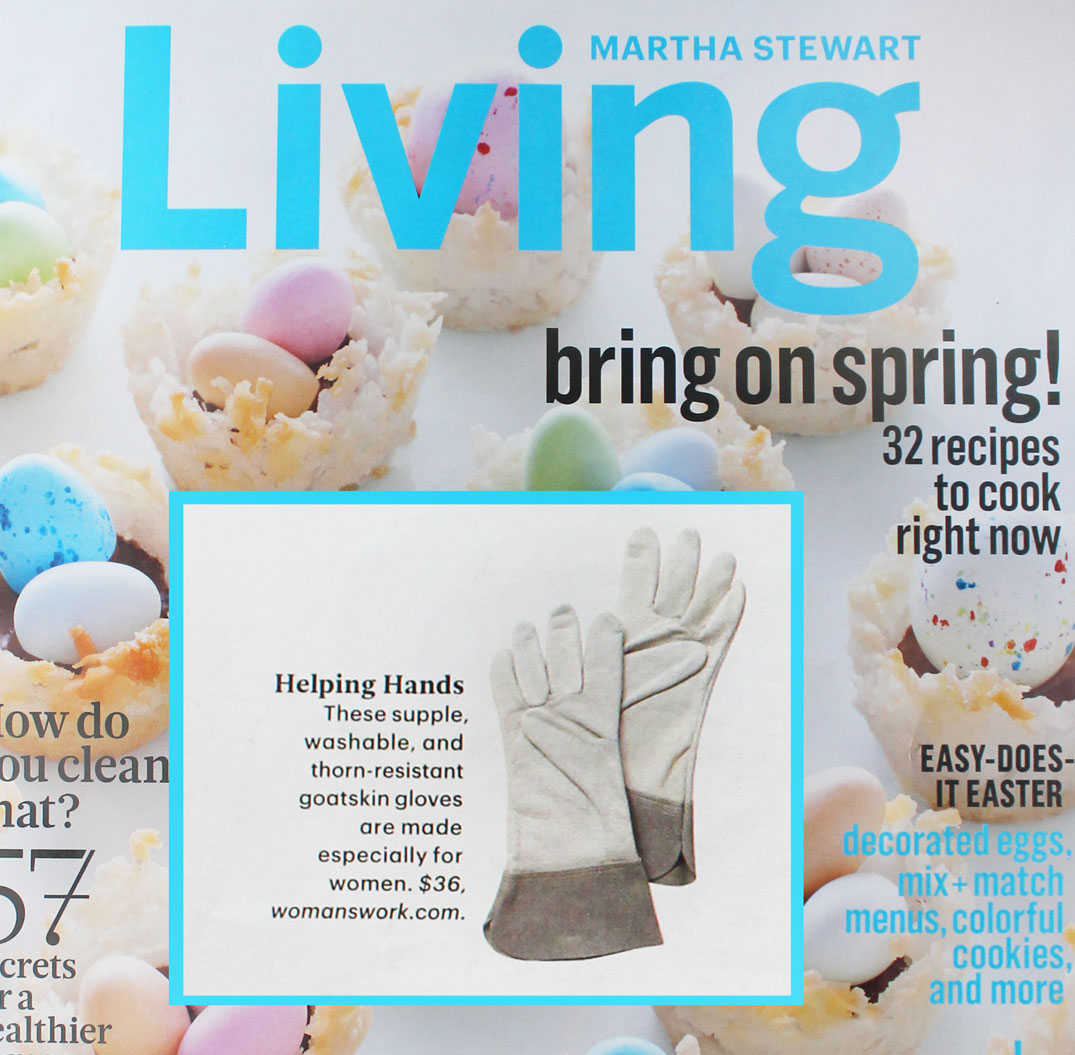 The Gardeners' Goatskin Glove gray goatskin gardening glove for women by Womanswork on Tampa Home & Garden Store