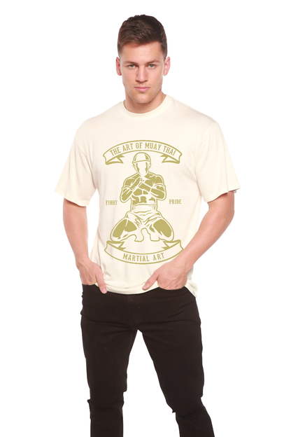 Men's T-shirt by Spun Bamboo, bamboo viscose/organic cotton with martial arts graphic on Tampa Home & Garden Store