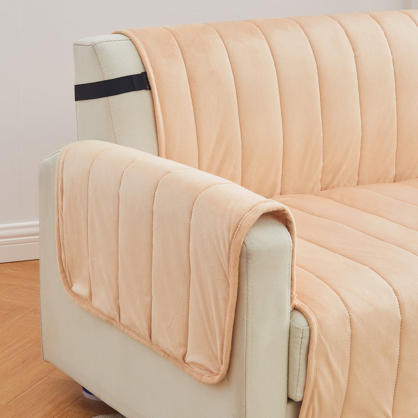 Velvet Furniture Protector And Elastic Cover