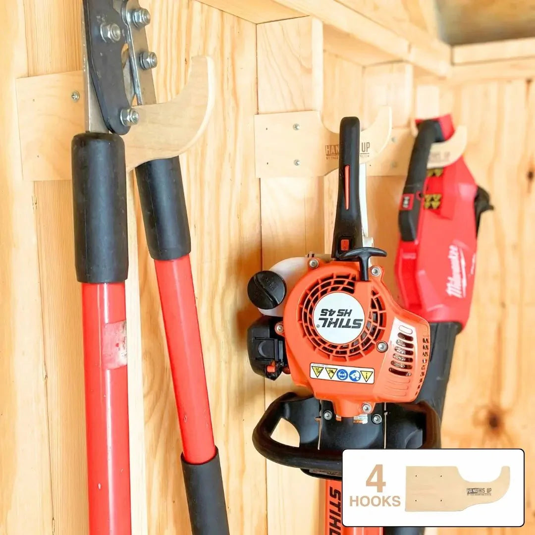 Max Shed Organization Kit – Yard Tool Rack & Garden Storage Solution