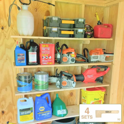Max Shed Organization Kit – Yard Tool Rack & Garden Storage Solution