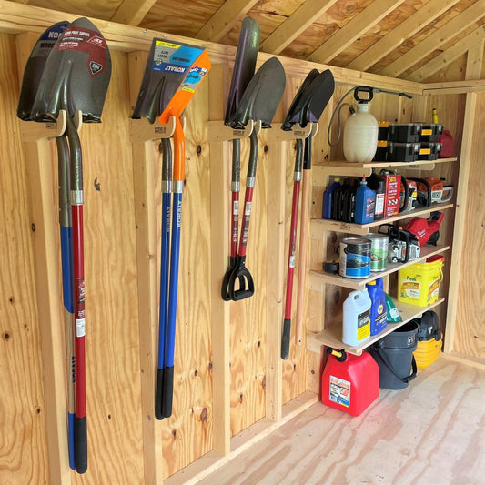 Max Shed Organization Kit – Yard Tool Rack & Garden Storage Solution